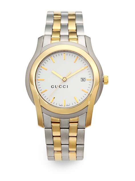 gucci watch mens all gold|men's gucci watches on sale.